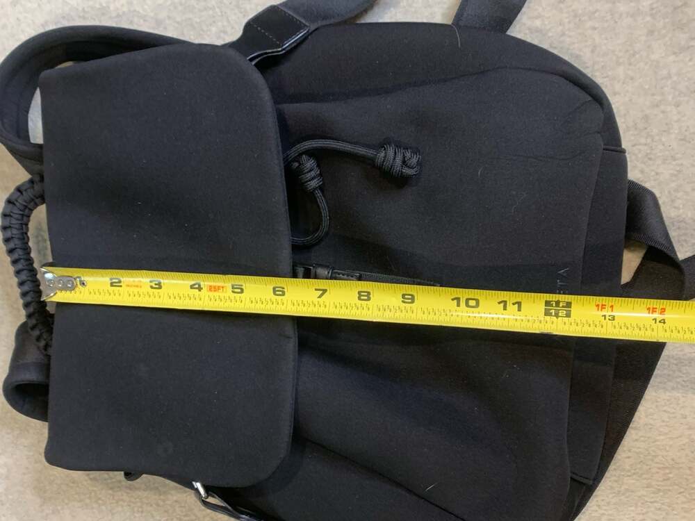 Athleta Revive Convertible Backpack Neoprene Black - image 7